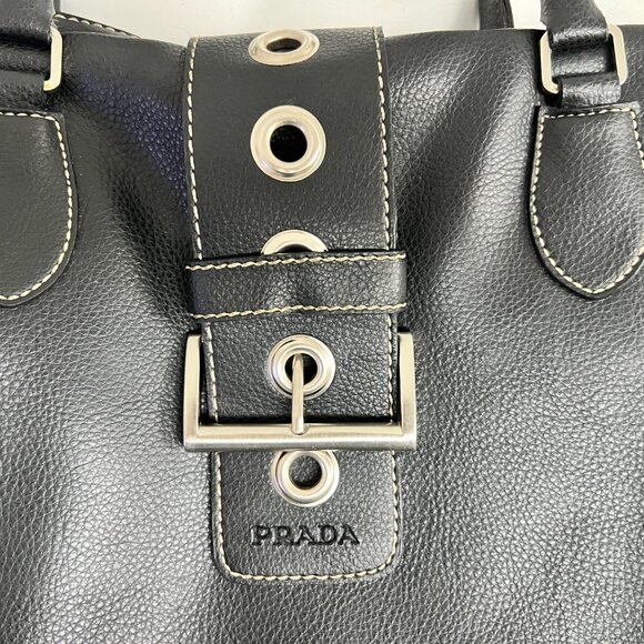 Prada Black Zippered Overnight Bag - Picture 11 of 12